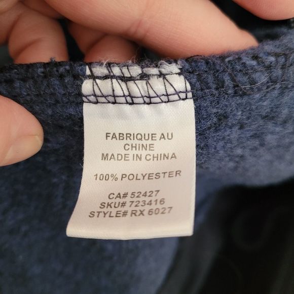 Mountain Ridge Cozy Knit Full Zip Light Jacket XL - Picture 10 of 10